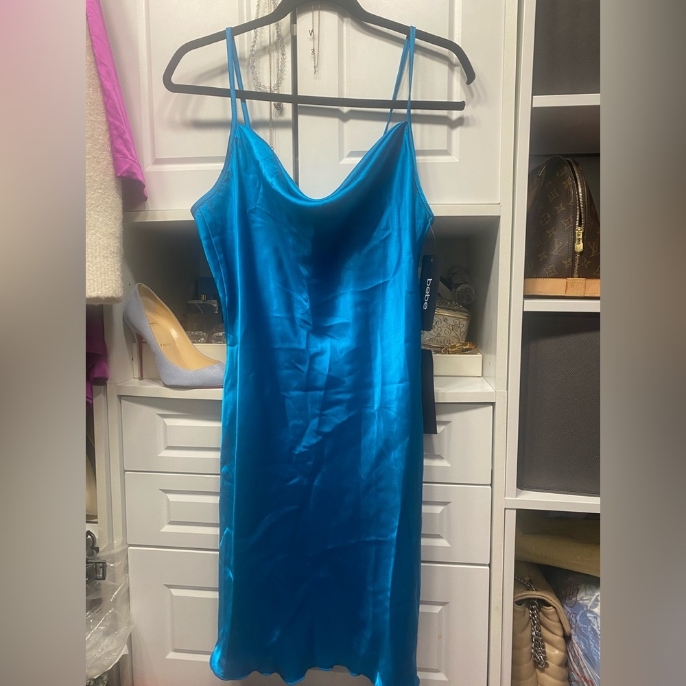 BEBE slip dress